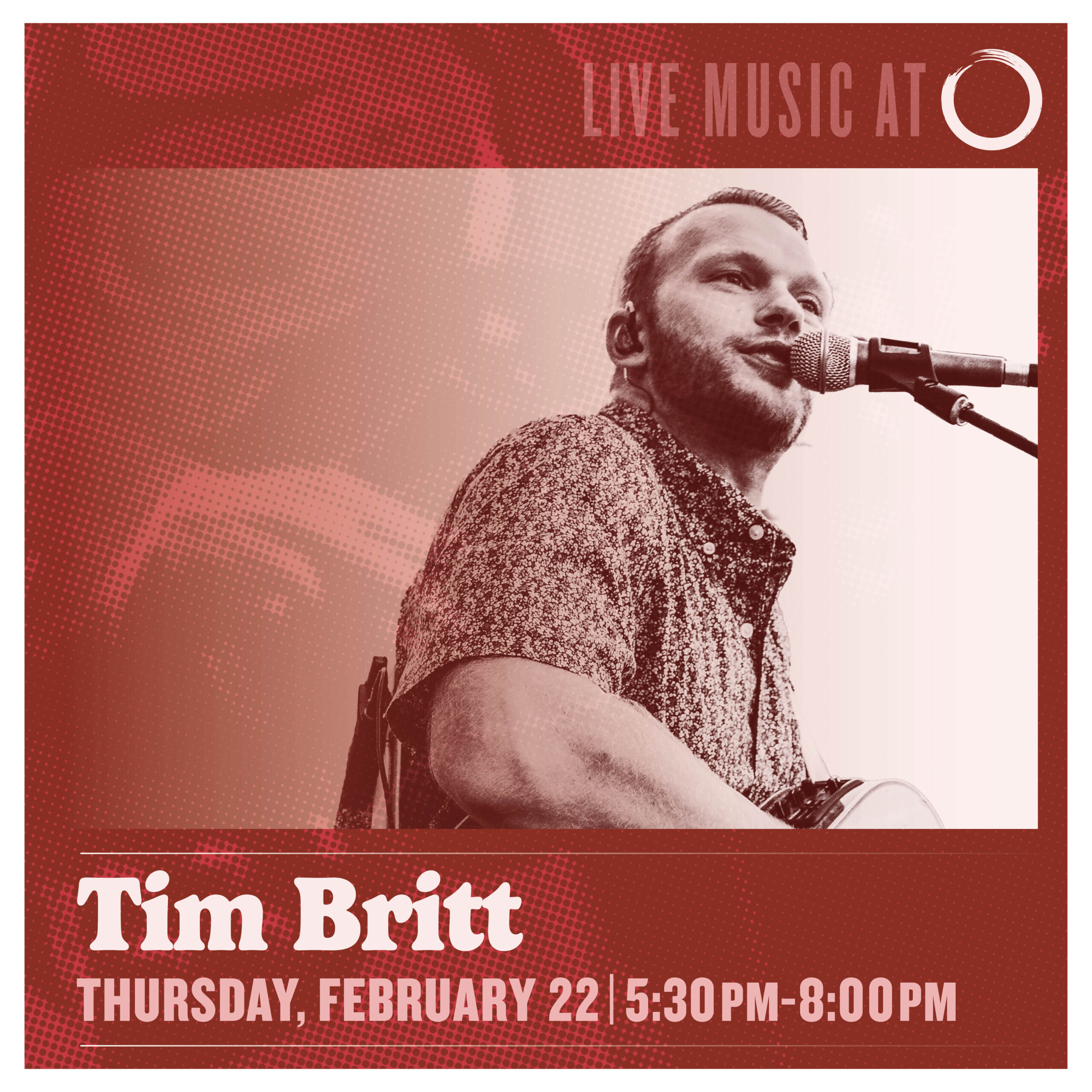 February Live Music Happy Hour with Tim Britt