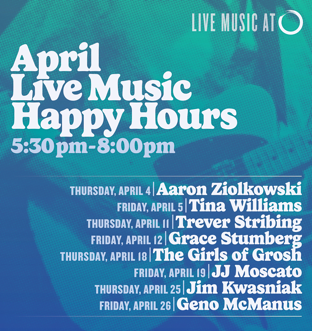 Live Music Happy Hour | JJ Moscato