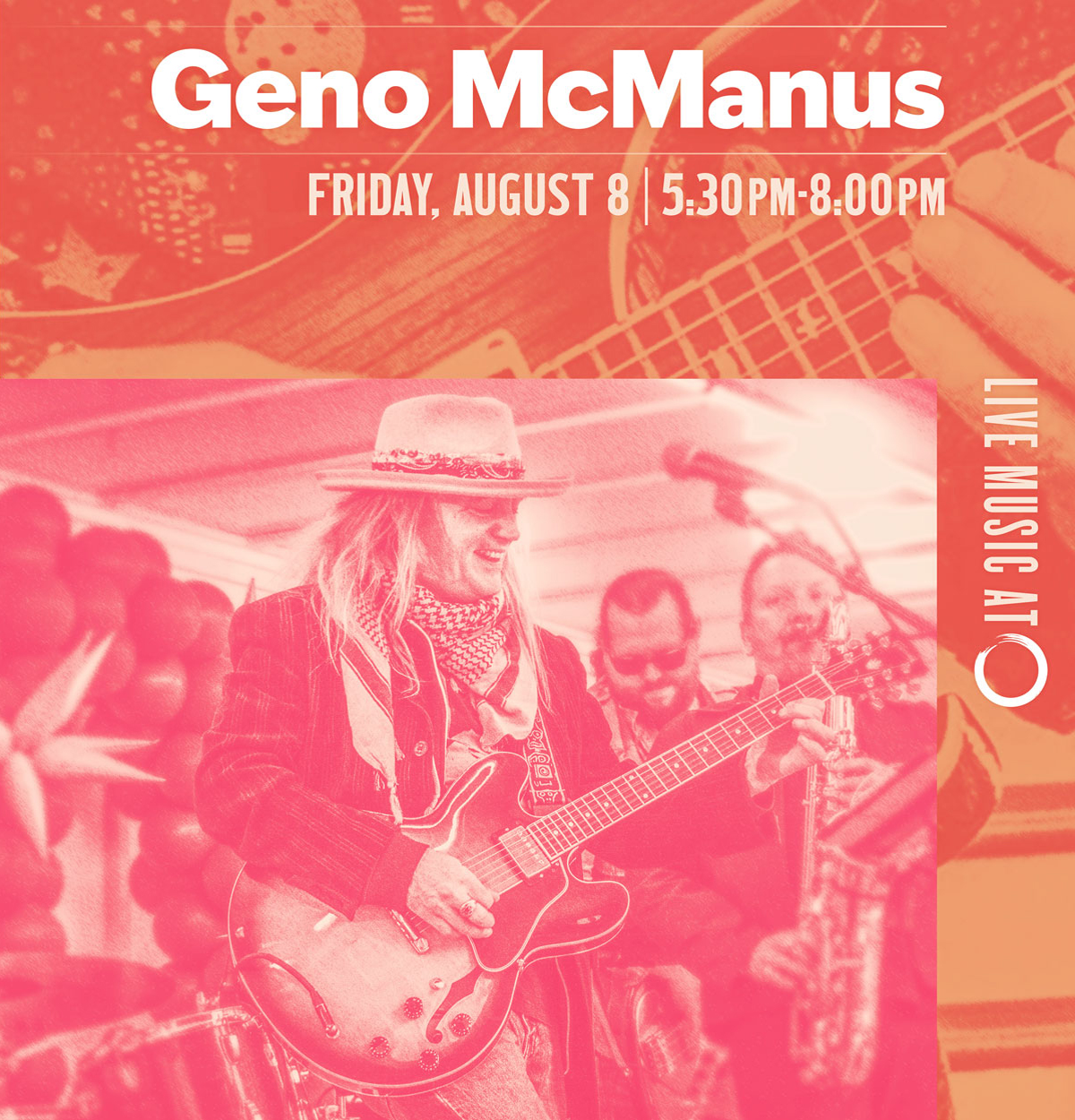 Live Music Happy Hour with Geno McManus