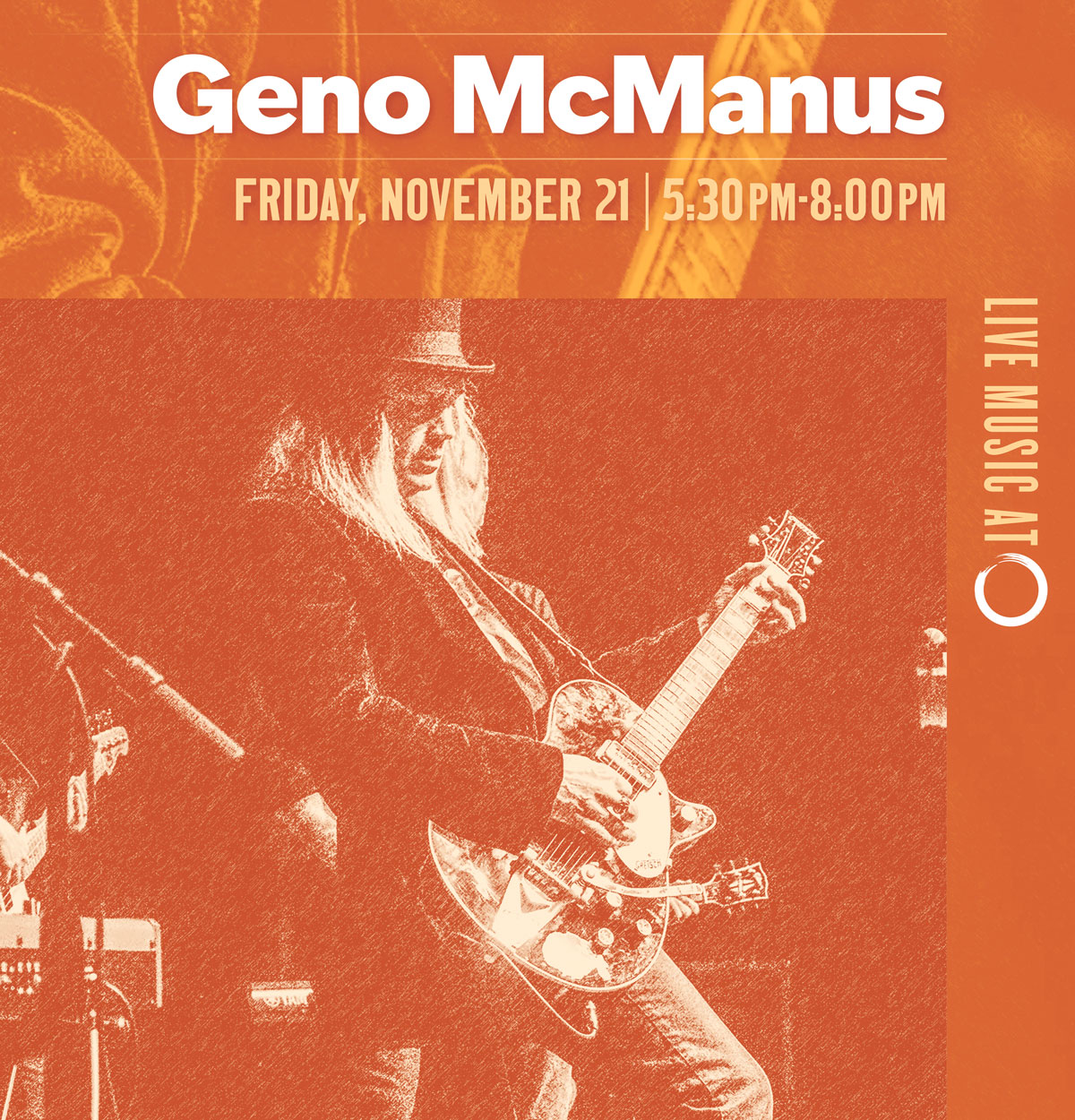 Live Music Happy Hour | Geno McManus
